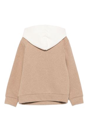 beige cotton hoodie ELEVENTY KIDS | EX4P00F0215876AV